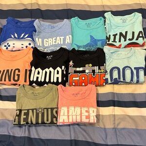 BUNDLE OF 10 CHILDREN’S PLACE S/S T-SHIRTS SIZE 7/8 MEDIUM
